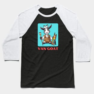 Van Goat | Goat Pun Baseball T-Shirt